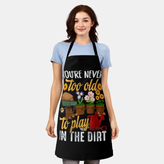 あなたは土の庭遊作には年を取らない エプロン (着用した状態)