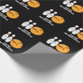 あなたは増加ボウルおもしろいボーリングプンダークBG ラッピングペーパー (角)