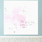 あなたは壊れなかったものを癒してくれてありがとう キャンバスプリント (インサイチュ (ウッドフロア))