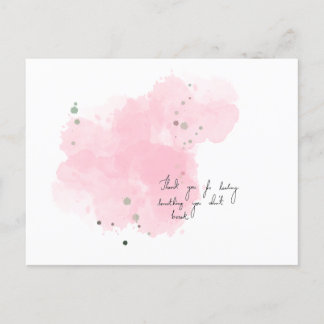 あなたは壊れなかったものを癒してくれてありがとう ポストカード