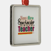 あなたは壮観な先生 メタルオーナメント (右)