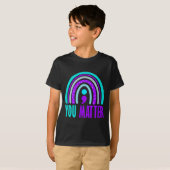 あなたは大切です 予防啓発 2 Tシャツ (正面フル)