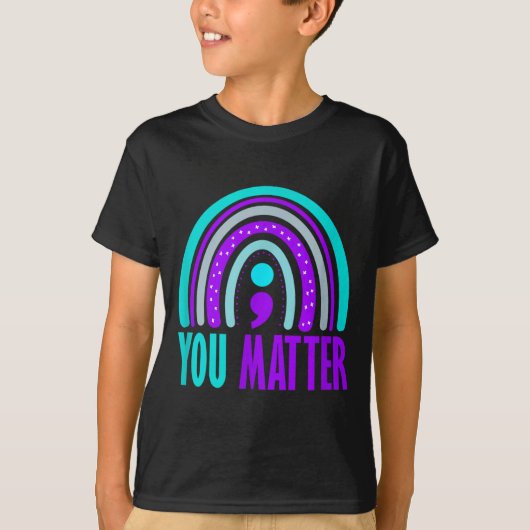 あなたは大切です 予防啓発 2 Tシャツ (正面)