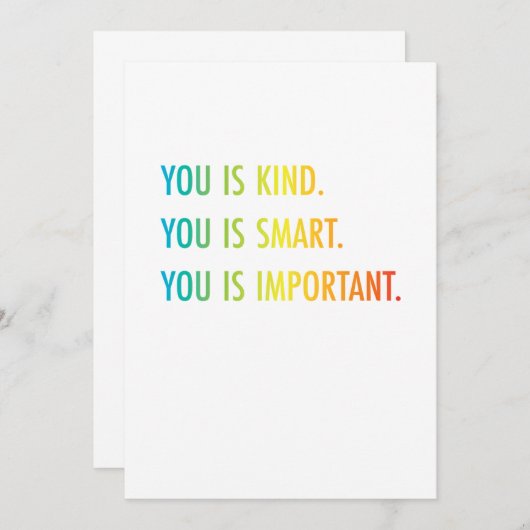 あなたは大切な頭が切れる人で優しい セーブザデート (正面/裏面)