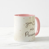 あなたは大切マググ |ベージュ&スプラッシュ マグカップ (正面右)