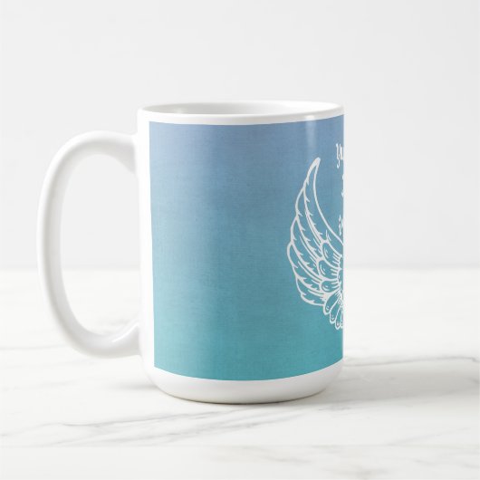 あなたは天使の引用文 コーヒーマグカップ (左)