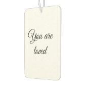 あなたは太陽のモチベーションが大好き引用文マインドン賛美グ カーエアーフレッシュナー (左)