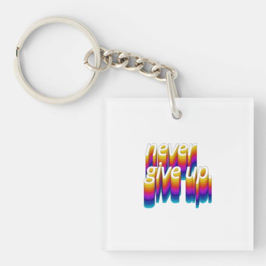 あなたは失敗しない、やる気を起こさせる検出引用文 キーホルダー (正面)