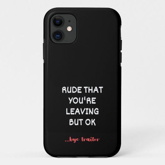 あなたは失礼だ離れが、大丈夫 Case-Mate iPhoneケース (裏面)