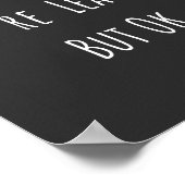 あなたは失礼だ離れが、新しいおもしろい仕事だ。 ポスター (角)