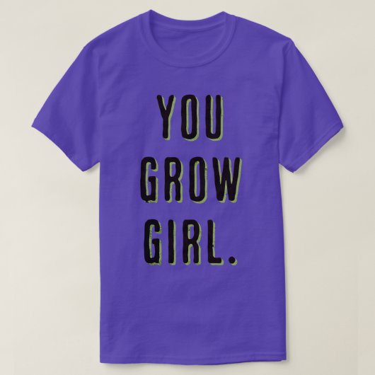 あなたは女の子のおもしろい植物の恋人1 Tシャツ (デザイン正面)