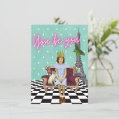 あなたは女の子の芸術を力ポップ・アートの付ける カード (スタンド正面)