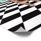 あなたは女の子の芸術を力ポップ・アートの付ける ポスター (角)