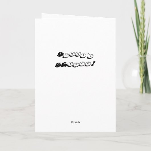 「あなたは妊娠してる!」 カード (裏面)