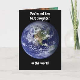 あなたは娘は最高のないカード カード