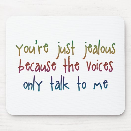 あなたは嫉妬する理由マウスパッド マウスパッド (正面)