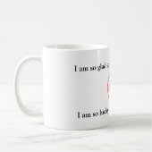 あなたは嬉しいマグカップ コーヒーマグカップ (左)