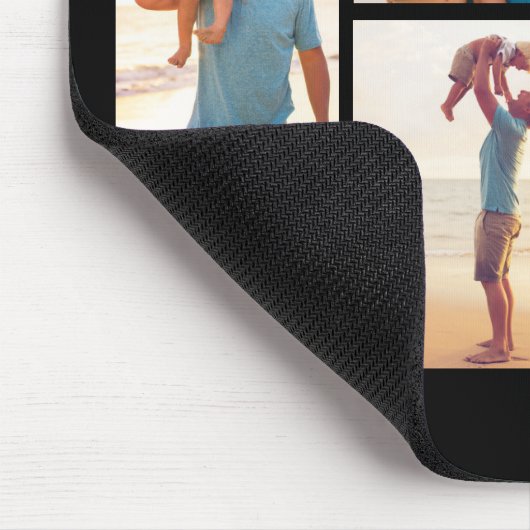 あなたは孫最高の7枚フォトコラージュ孫 マウスパッド (コーナー)