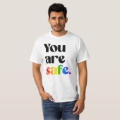 あなたは安全です Tシャツ (正面フル)