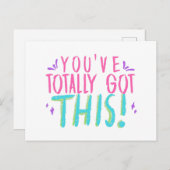 あなたは完全にこの得引用文の支援ギフトを持っている ポストカード (正面/裏面)