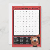 あなたは完全にpawsumキッズバレンタインデーのカード 招待状 (裏面)