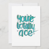 あなたは完全エース手引き友情カード (正面)