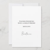 あなたは完全エース手引き友情カード (裏面)