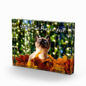 あなたは完璧だ |キットン写真 |アクリルブロック フォトブロック (右)