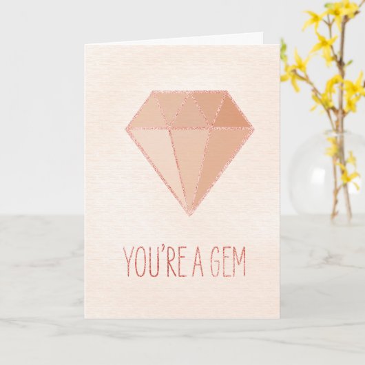 あなたは宝石の友人 カード (黄色い花)