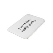 あなたは実際にかわいらしいバス・マットのように バスマット (アングル)