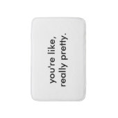 あなたは実際にかわいらしいバス・マットのように バスマット (正面縦)