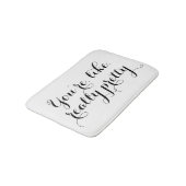 あなたは実際にかわいらしくおもしろいな引用文の白黒のように バスマット (アングル)