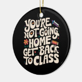 あなたは家に帰らない授業ナース セラミックオーナメント (左)