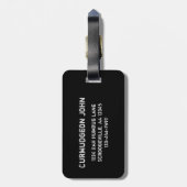 あなたは密接なアンチ – 社会引用文 ラゲッジタグ (裏面縦)