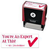 「あなたは専門家だ!」 グレーディング用ゴム印 セルフインキングスタンプ (インサイチュ)