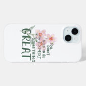 あなたは専門家である必要はありません 何か素晴らしいことを  Case-Mate iPhoneケース (裏面 (横))
