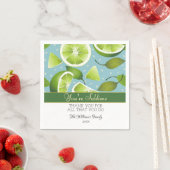 あなたは崇高ライム柑橘類 |ありがとうございます スタンダードカクテルナプキン (インサイチュ)