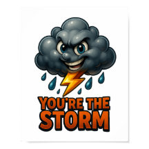 あなたは嵐 – 印刷可能な3Dウォールアート