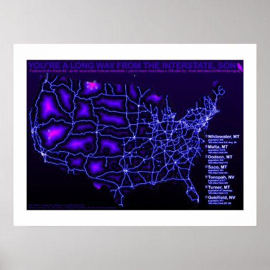 あなたは州間から遠い道 ポスター (正面)