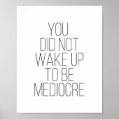 あなたは平凡なタイポグラフィに目覚めなかった ポスター (正面)