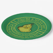 あなたは平均のワンミスターグラインバッジ ペーパープレート (アングル)