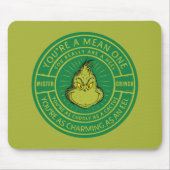 あなたは平均のワンミスターグラインバッジ マウスパッド (正面)