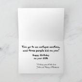 あなたは年を取もしるおもしろい誕生日 カード (内部)