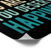 あなたは強いあなたが親切で強い ポスター (角)