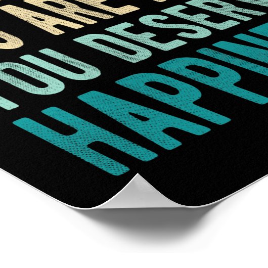 あなたは強いあなたが親切で強い ポスター (角)