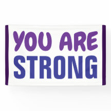 あなたは強い紫の青の持続の励ましである