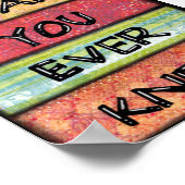 あなたは強い – アーやる気を起こさせるト感動的 ポスター (角)