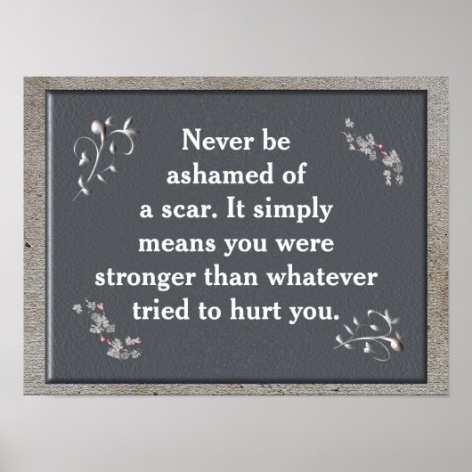 あなたは強かった – アートポスター ポスター (正面)