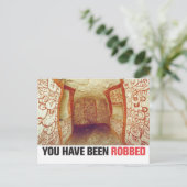 あなたは強盗はがき(グアテマラ) ポストカード (スタンド正面)