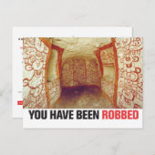あなたは強盗はがき(グアテマラ) ポストカード (正面/裏面)